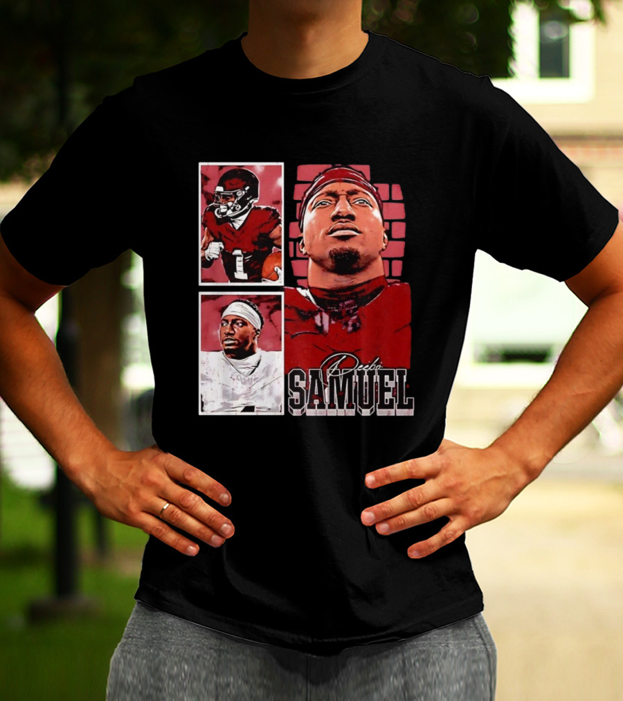 Deebo Samuel Washington Commanders NFLPA Football Signature Vintage T-Shirt