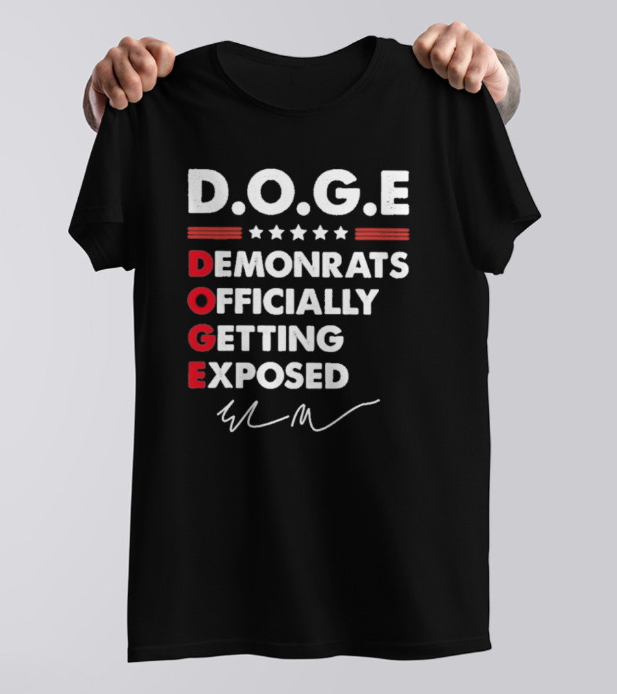 Doge Department Of Government Efficiency Signature T-Shirt