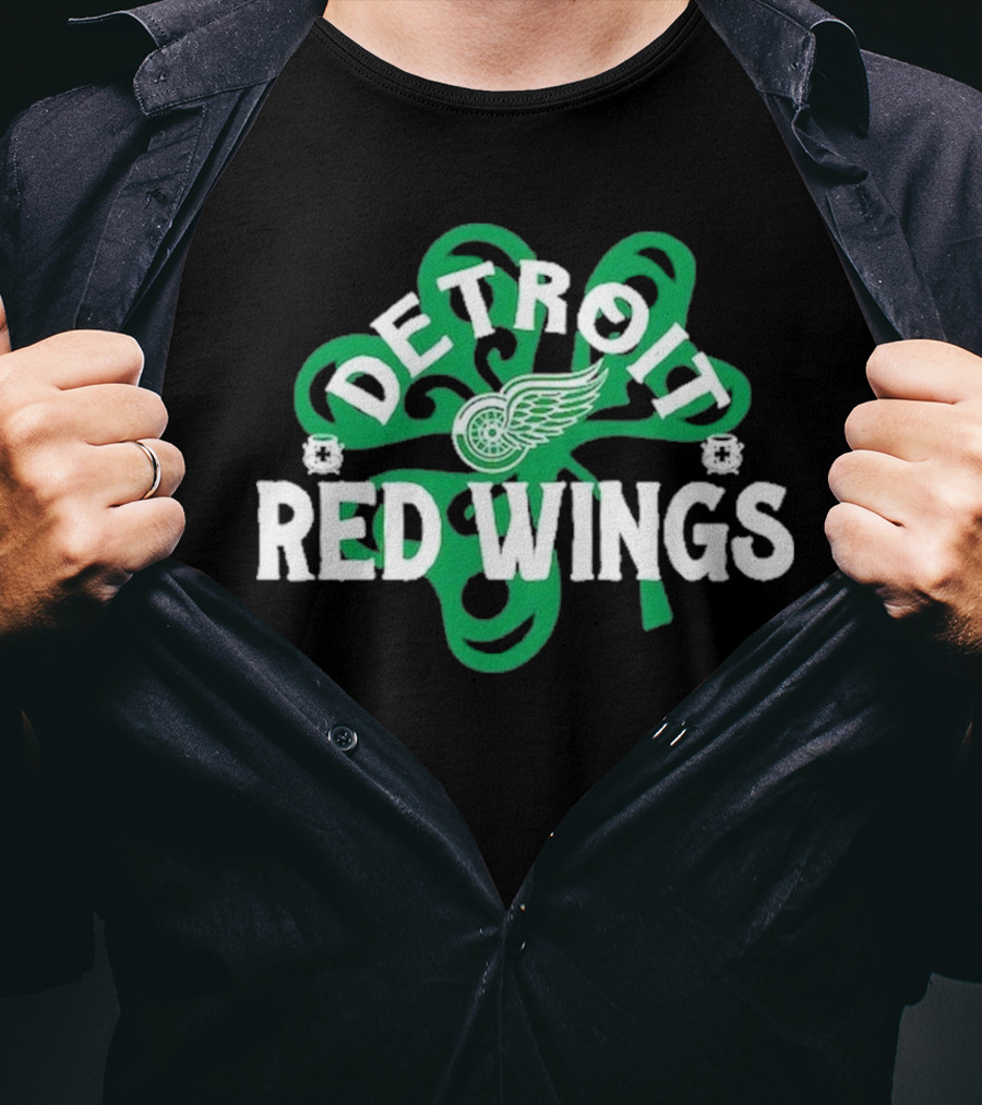 Detroit Hockey St. Patrick’s Day Richmond Shamrock T-Shirt