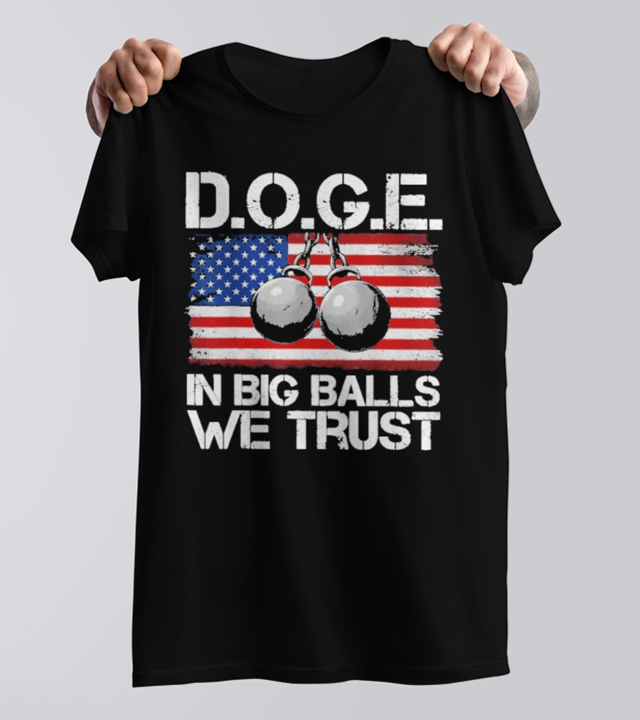 DOGE In Big Balls We Trust T-Shirt