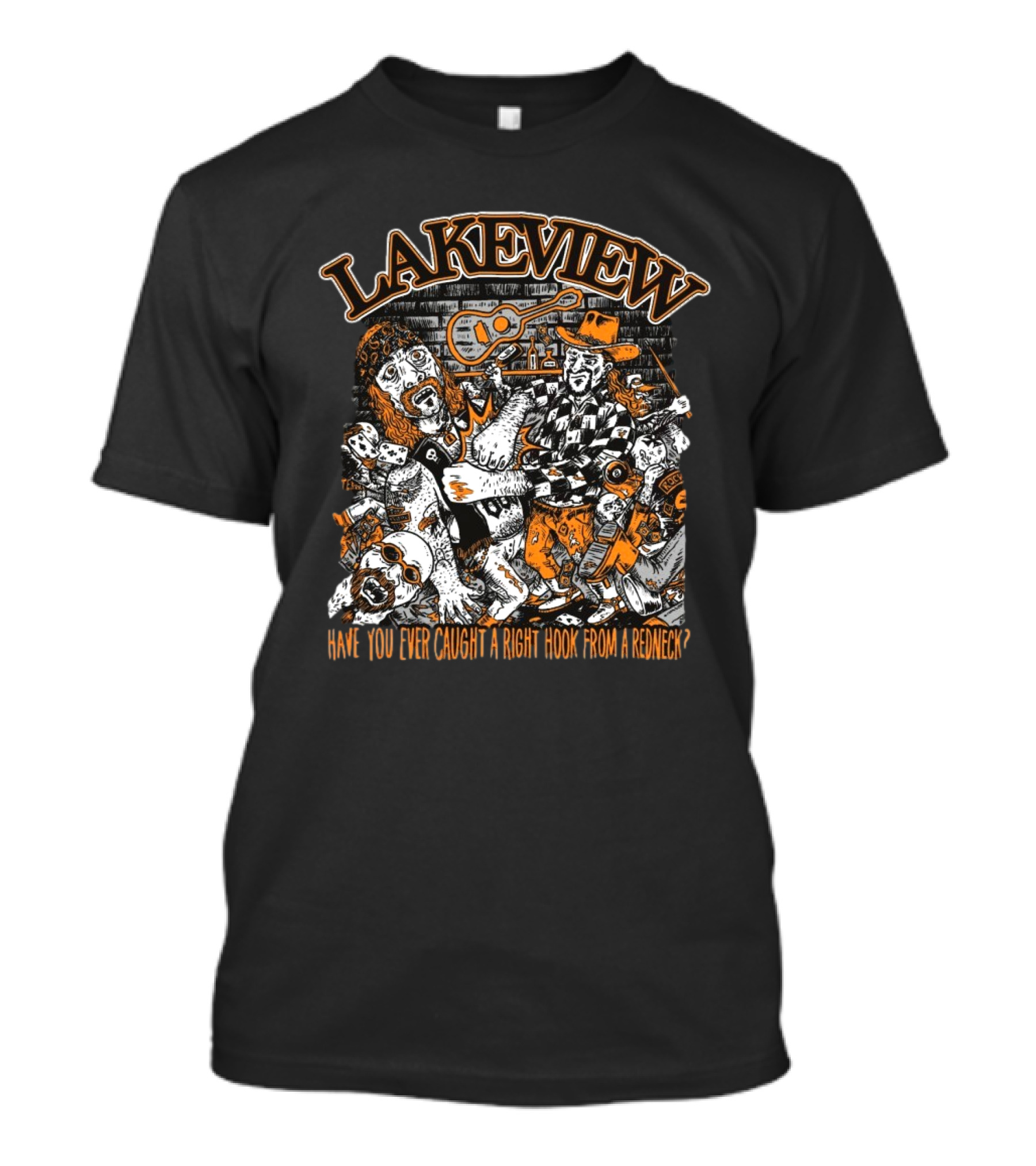 Down Right Lakeview Bar Fight T-Shirt