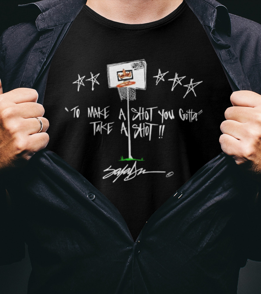 DraftKings X King Saladeen To Make A Shot You Gotta Take A Shot T-Shirt