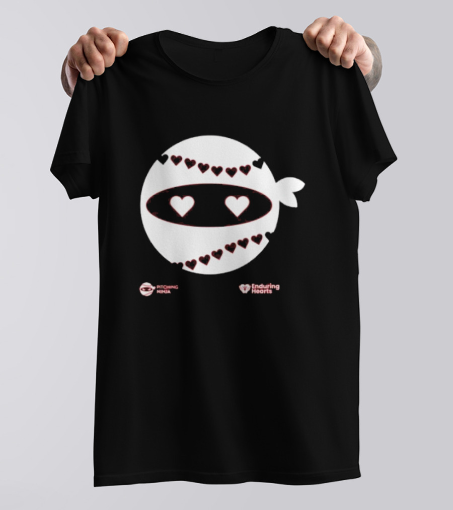 Enduring Hearts Pitching Ninja T-Shirt