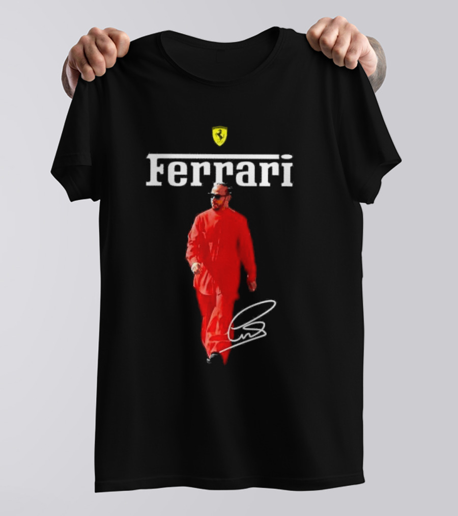 Ferrari Lewis Hamilton Signature T-Shirt