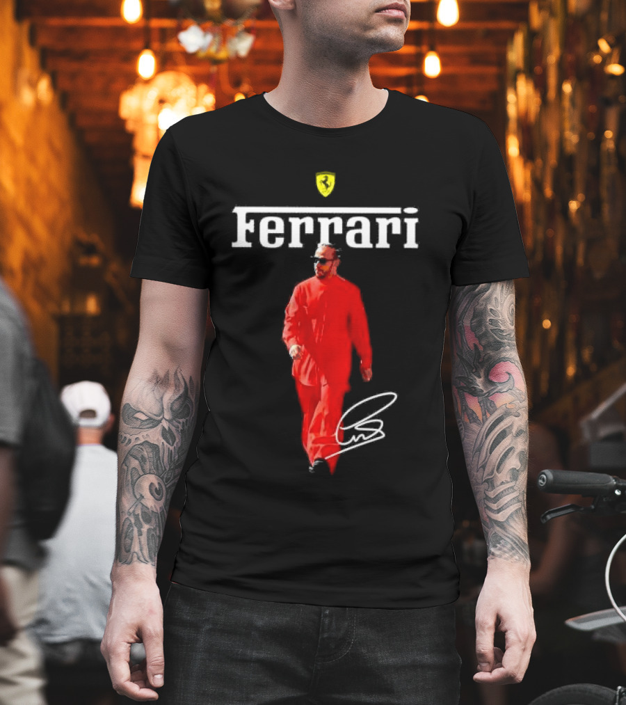 Ferrari Lewis Hamilton Signature T-Shirt