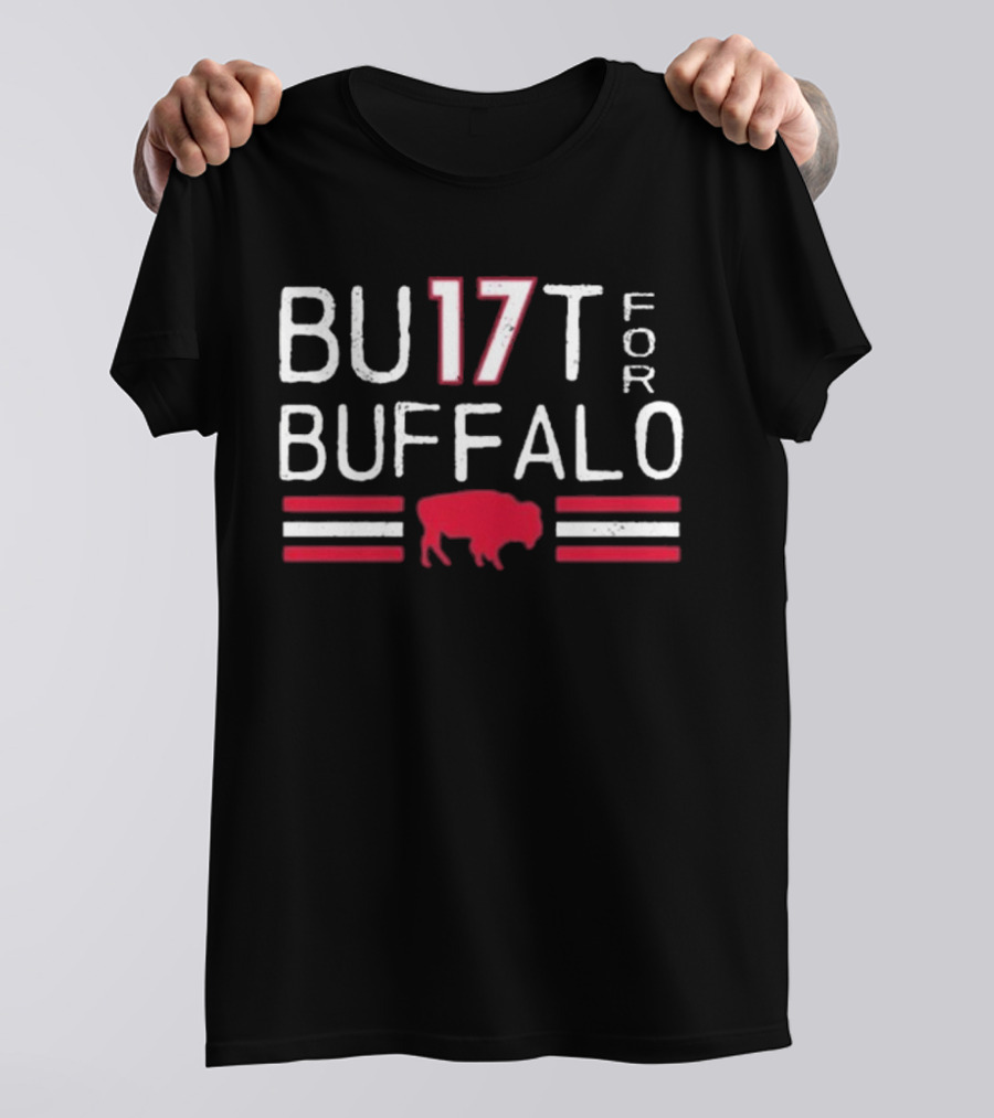 Eric Wood Wearing Bu17t For Buffalo Built For Buffalo T-Shirt