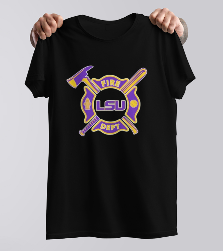 Fire Dept X LSU Tigers T-Shirt