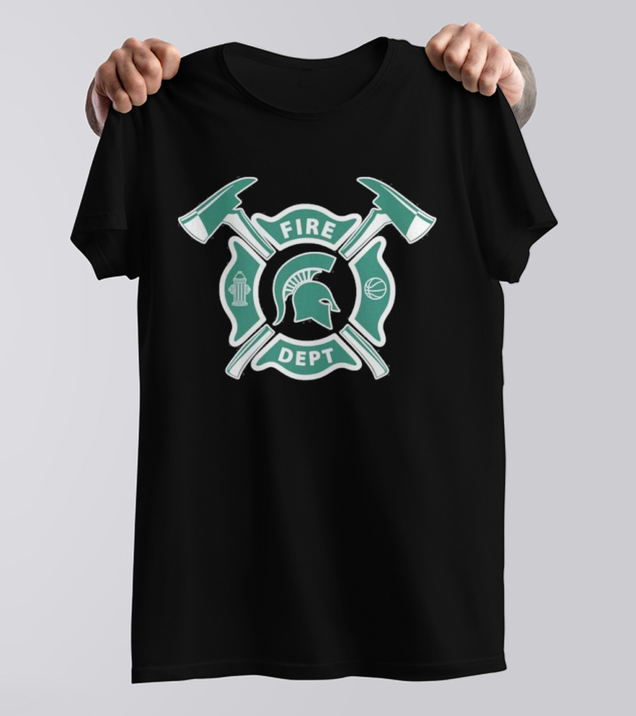 Fire Dept X Michigan State Spartans T-Shirt