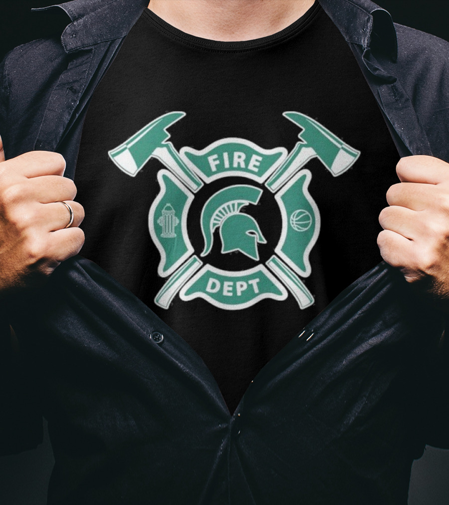 Fire Dept X Michigan State Spartans T-Shirt