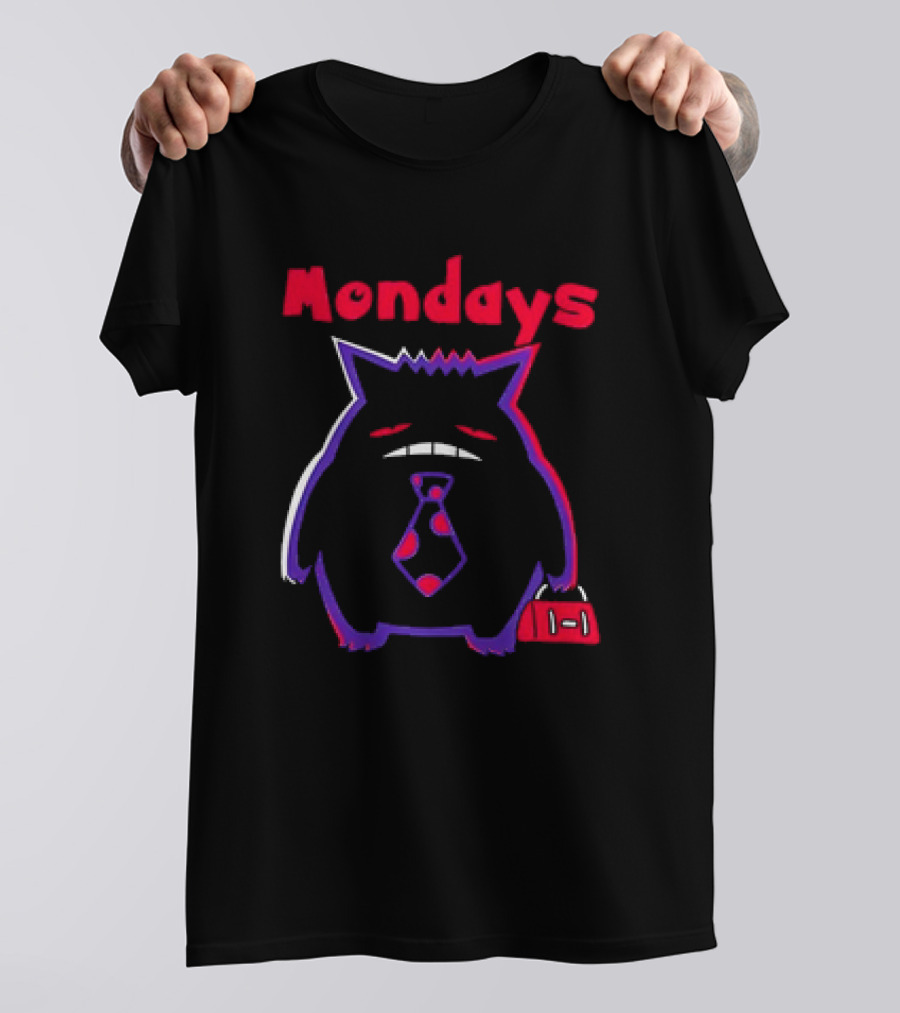 Even Gengar Hates Mondays T-Shirt