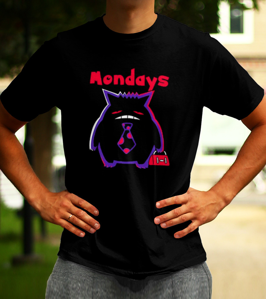 Even Gengar Hates Mondays T-Shirt