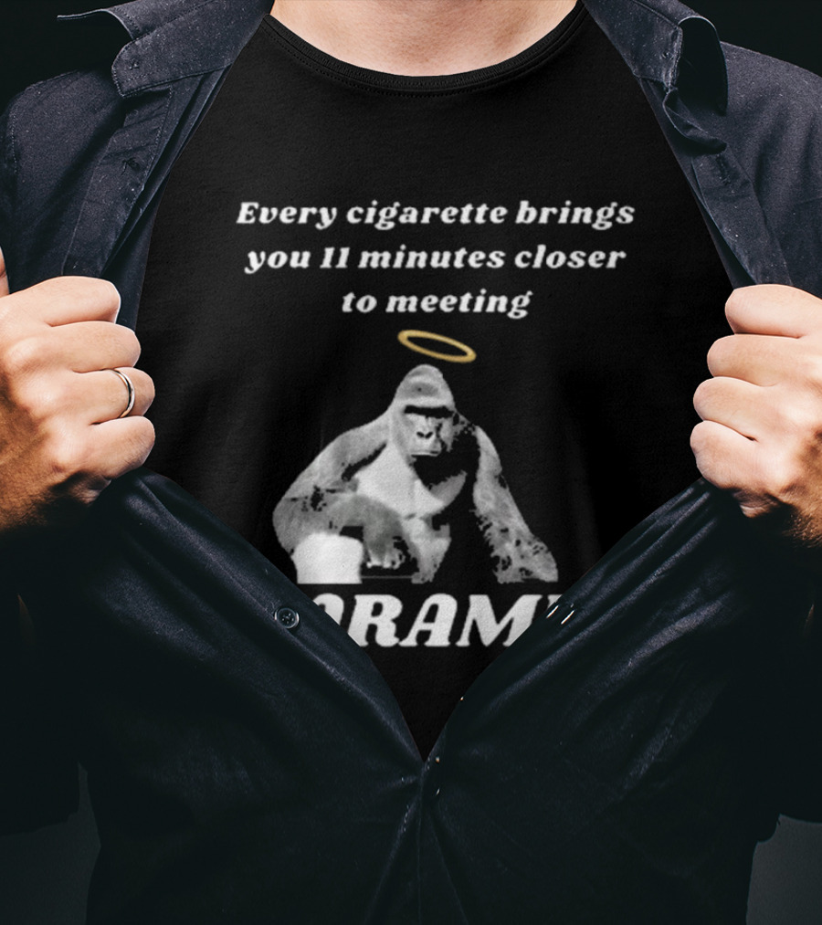 Every Cigarette Brings You 11 Minutes Closer To Meeting Harambe T-Shirt