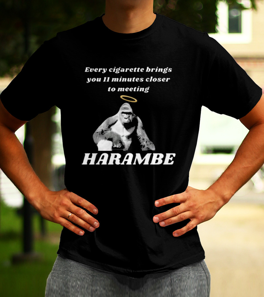 Every Cigarette Brings You 11 Minutes Closer To Meeting Harambe T-Shirt