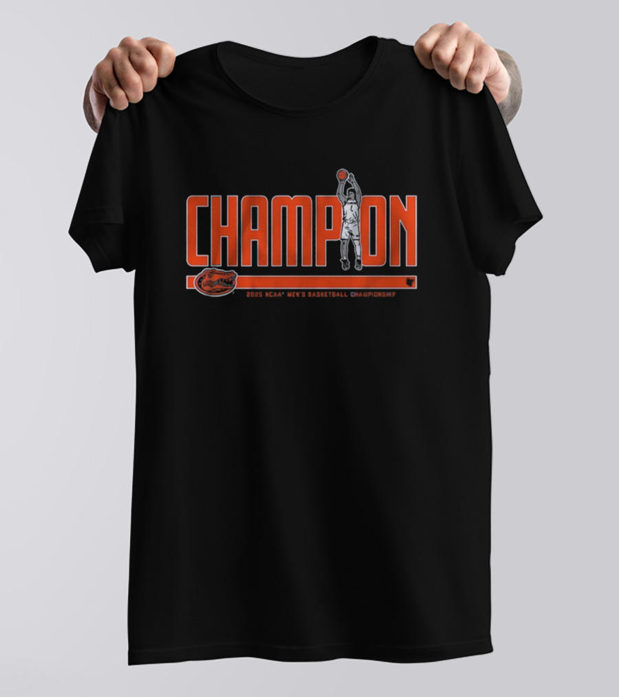 Florida Basketball Walter Clayton Jr. Champion 2025 T-Shirt