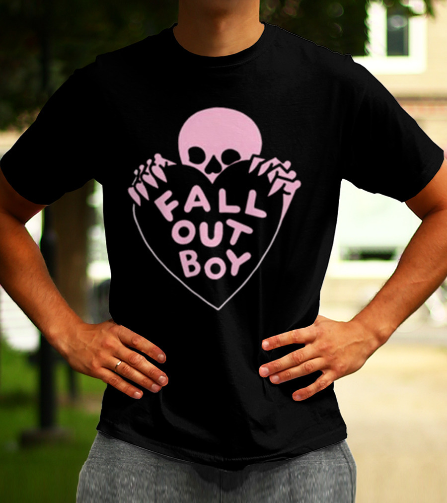 Falloutboy Skeleton Heart T-Shirt