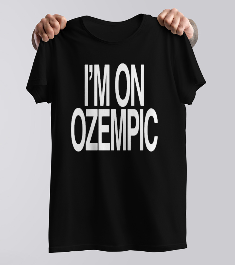 Fat Nick Wearing I’m On Ozempic T-Shirt