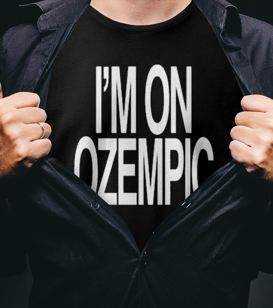 Fat Nick Wearing I’m On Ozempic T-Shirt