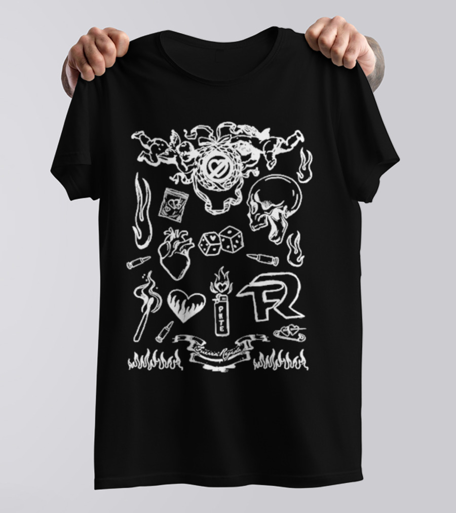 Fuerza Regida Love Sketch New T-Shirt