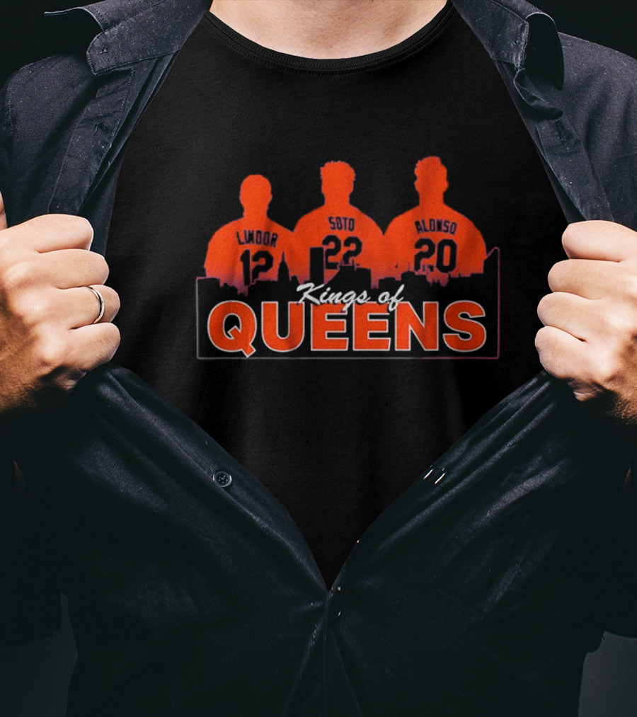 Francisco Lindor, Juan Soto, & Pete Alonso Kings Of Queens T-Shirt