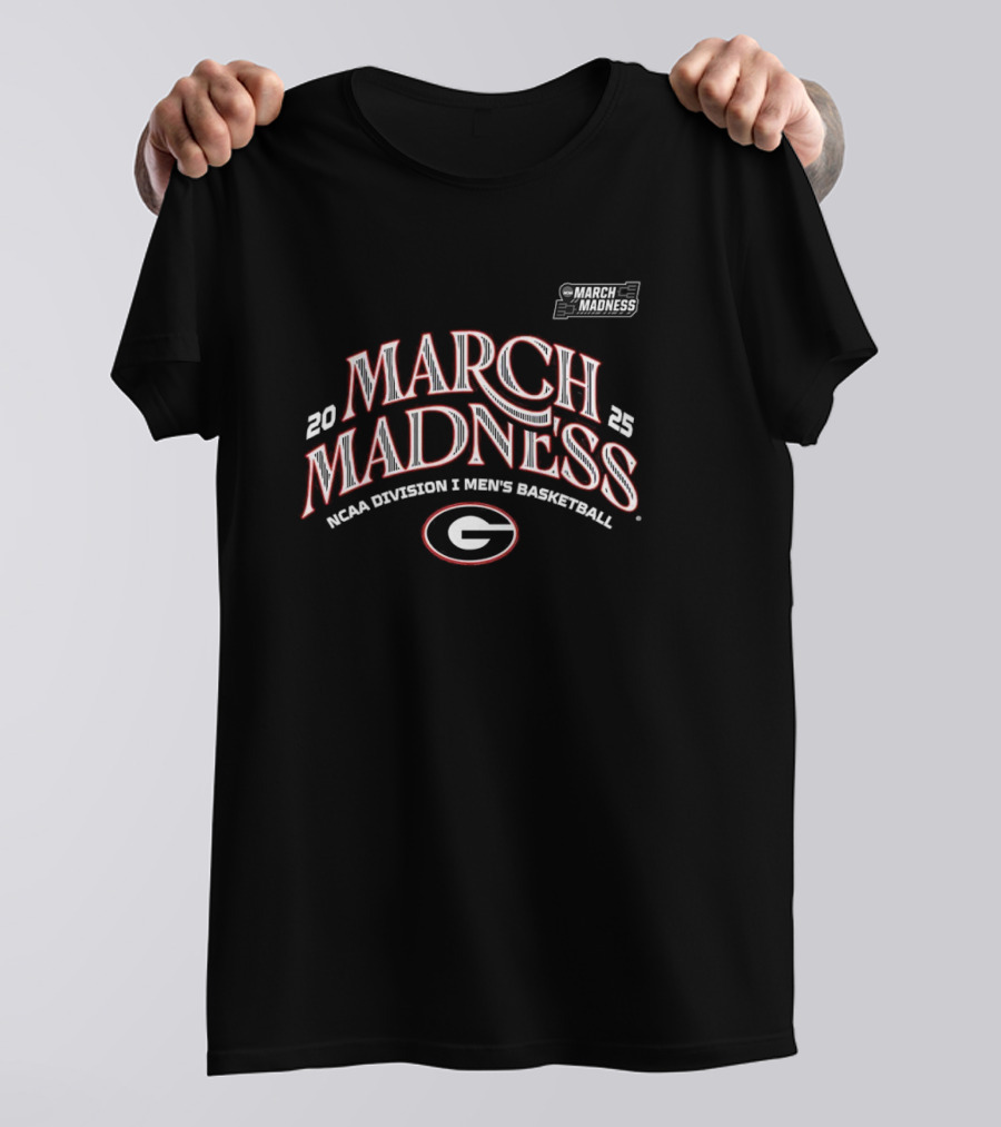 Georgia Men’s Basketball 2025 March Madness Bound T-Shirt