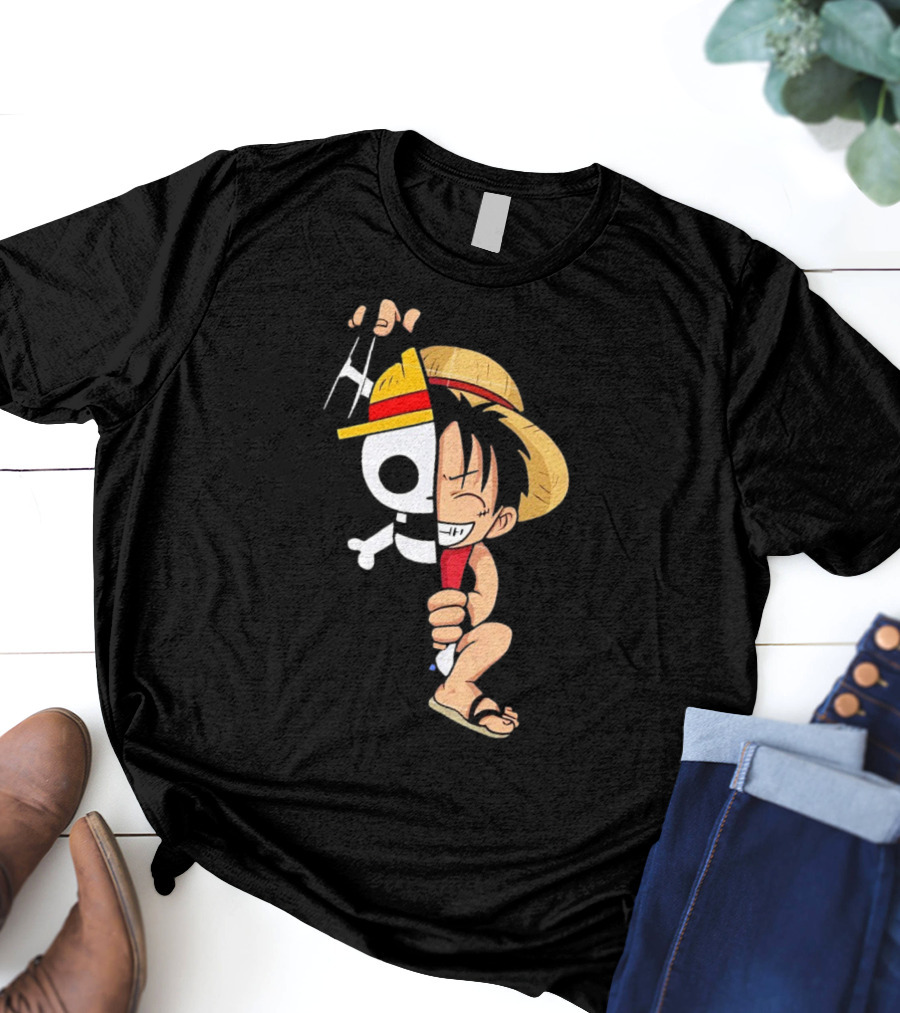 Funny Monkey D Luffy One Piece Anime Character T-Shirt