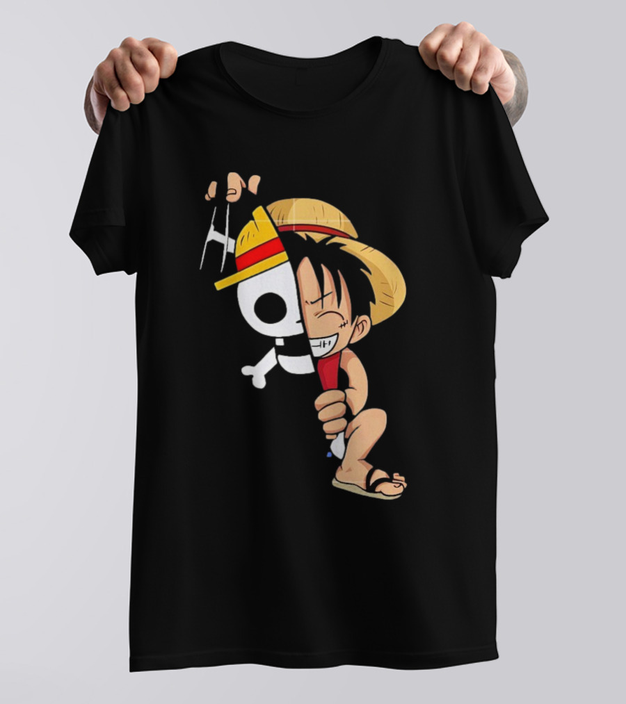Funny Monkey D Luffy One Piece Anime Character T-Shirt