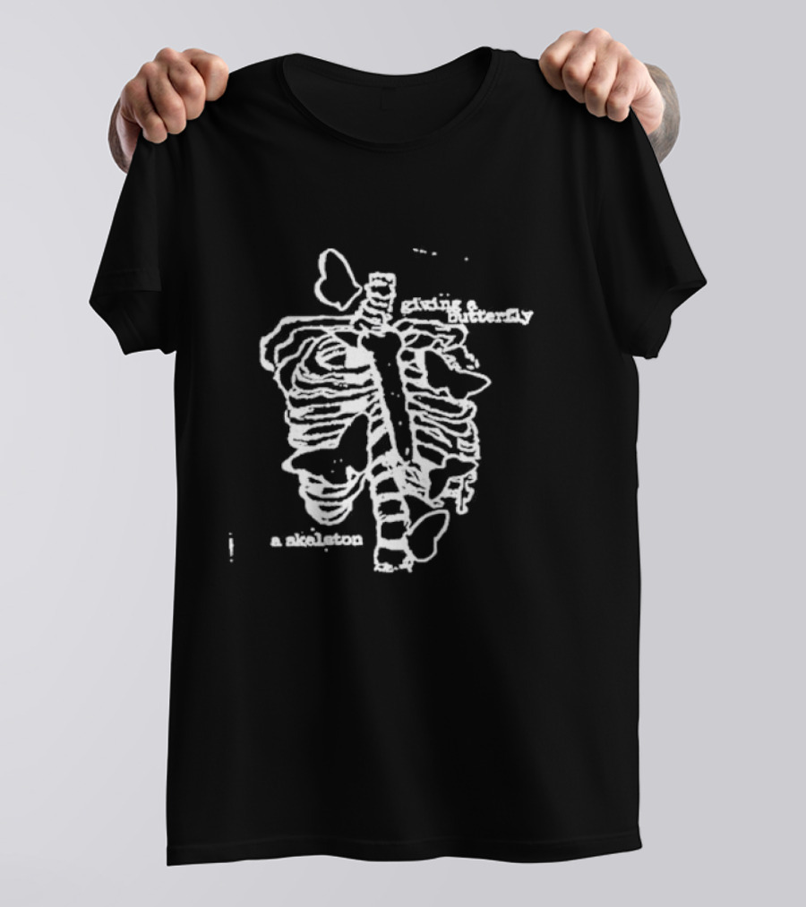 Giving A Butterfly A Skeleton T-Shirt