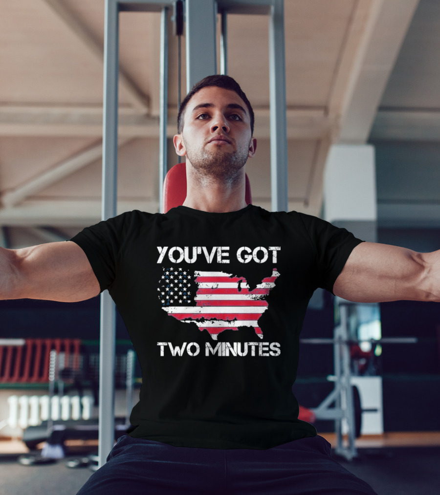 Funny You’Ve Got Two Minutes Map T-Shirt