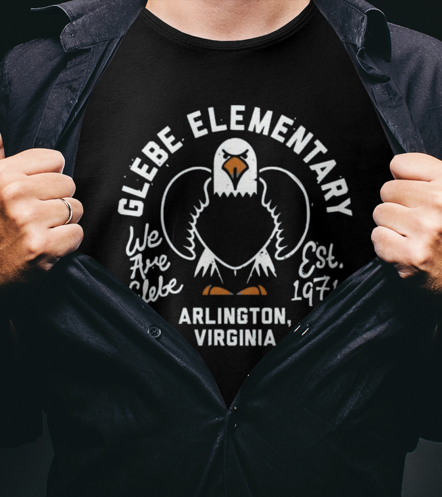 Glebe Elementary Vintage Gleagle Royal Blue T-Shirt