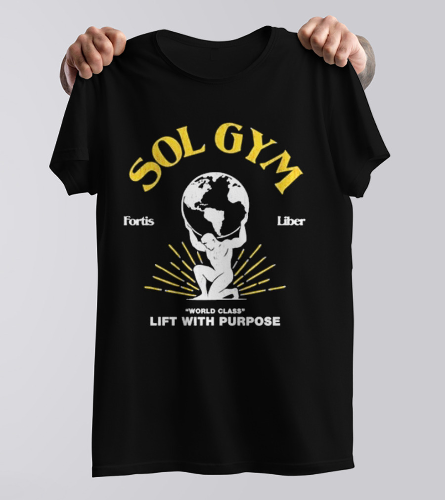 Glyph Sol Gym Fortis Liber World Class Lift With Purpose T-Shirt