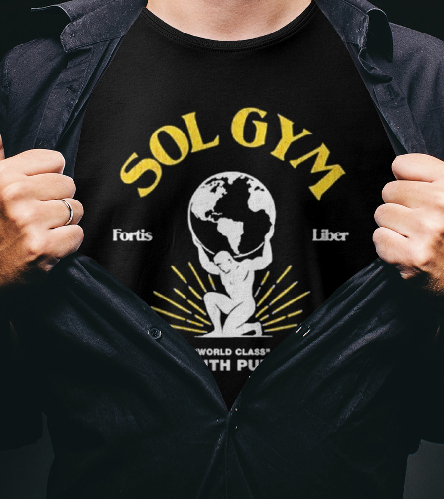 Glyph Sol Gym Fortis Liber World Class Lift With Purpose T-Shirt