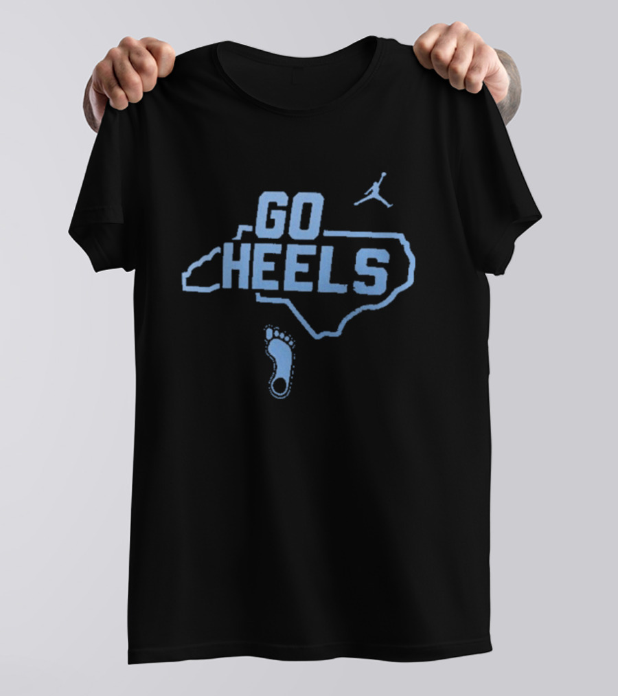 Go Heels Map Logo T-Shirt