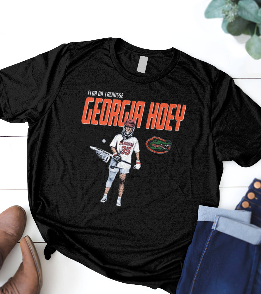 Georgia Hoey Florida Gators Lacrosse NCAA Division I Cartoon 2025 T-Shirt