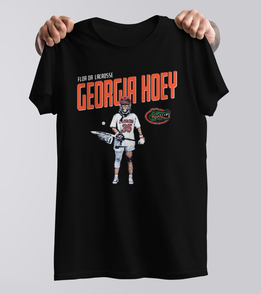 Georgia Hoey Florida Gators Lacrosse NCAA Division I Cartoon 2025 T-Shirt