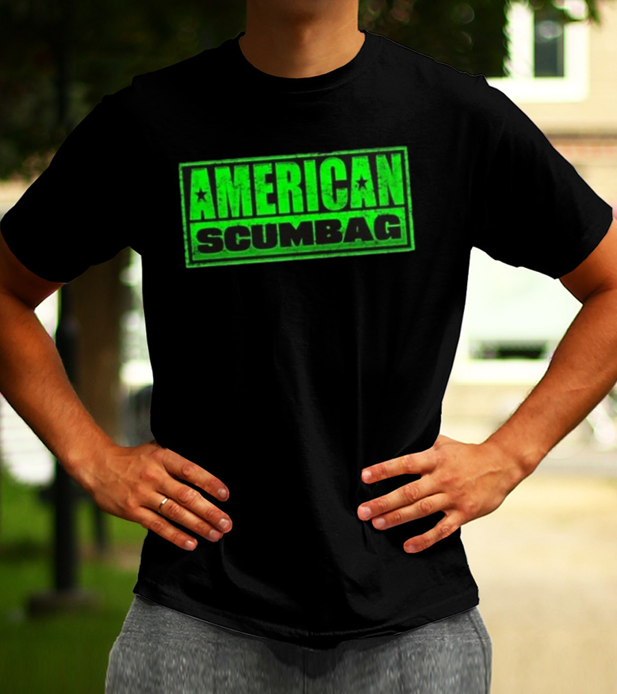 Hazheart American Scumbag Logo T-Shirt