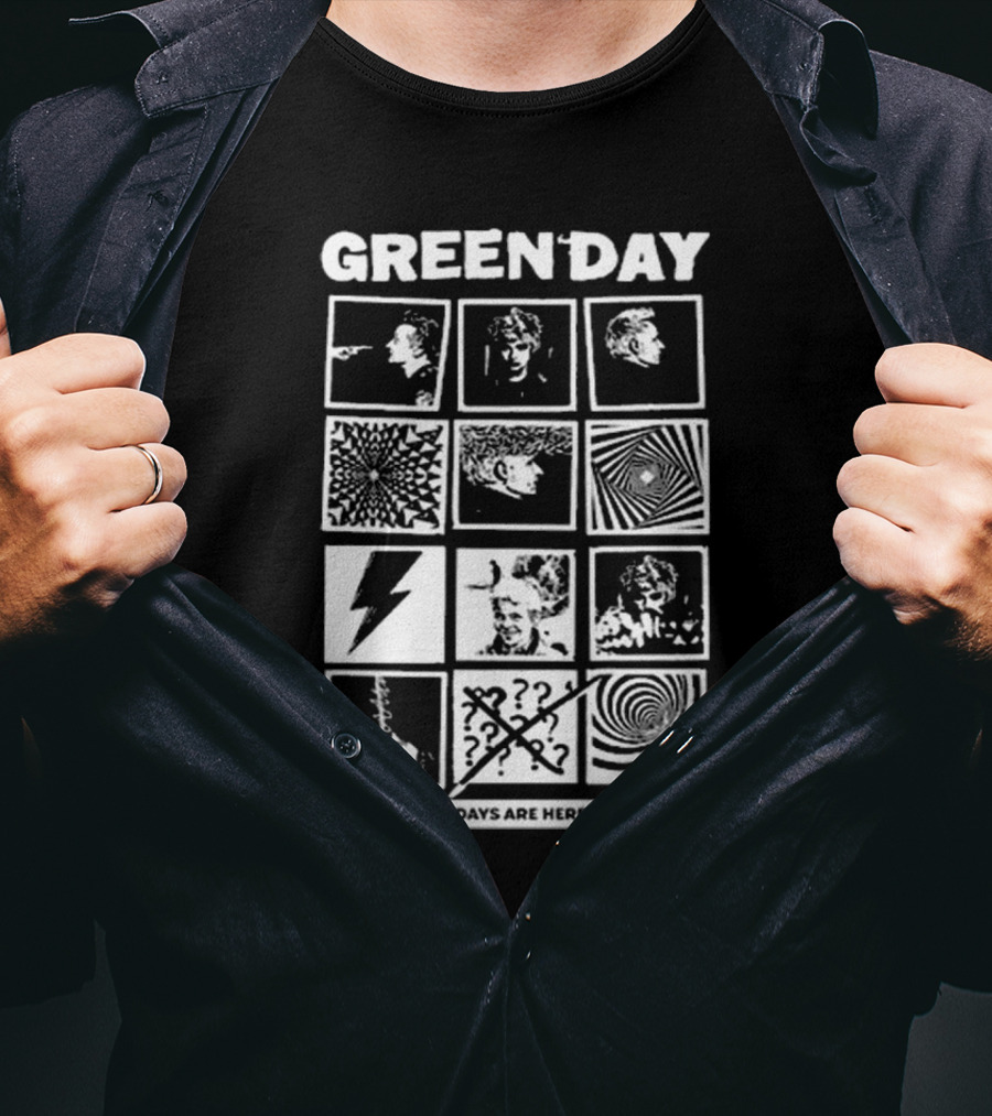 Green Day Strange Days Are Here To Stay T-Shirt