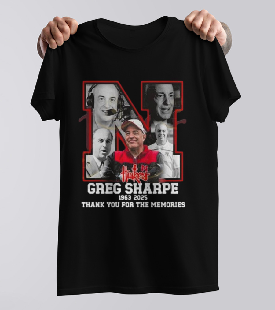 Greg Sharpe 1963-2025 Thank You For The Memories T-Shirt