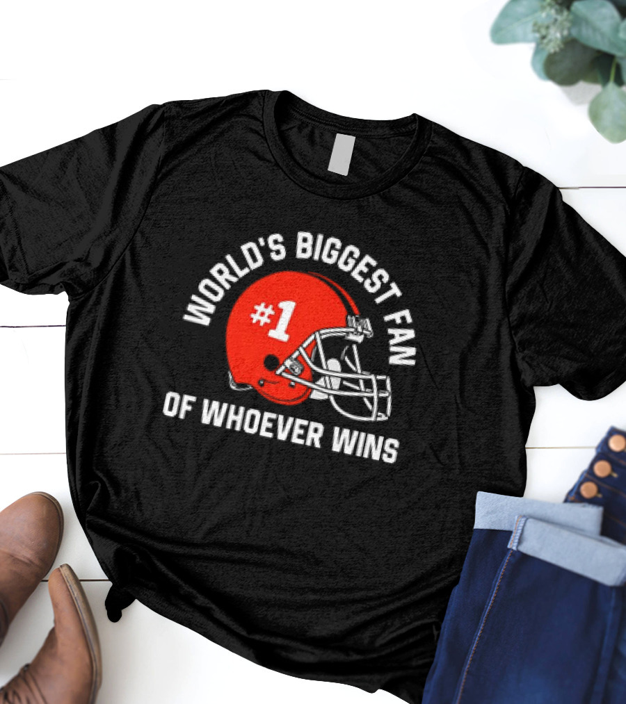 Helmet World’s Biggest Fan Of Whoever Wins T-Shirt