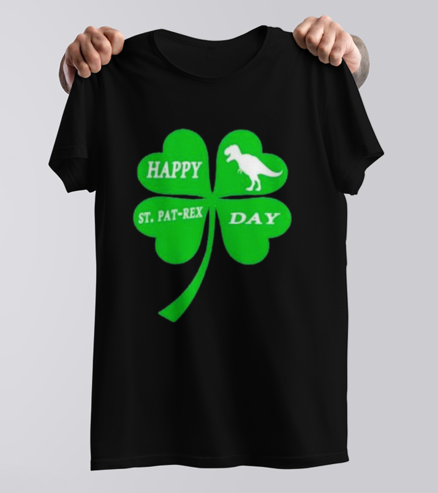 Happy St Pat-rex Day Shamrock T-Shirt