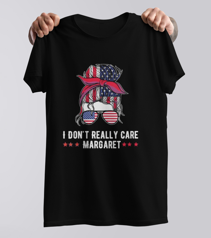 I Don’t Really Care Margaret American Flag Jd Vance T-Shirt