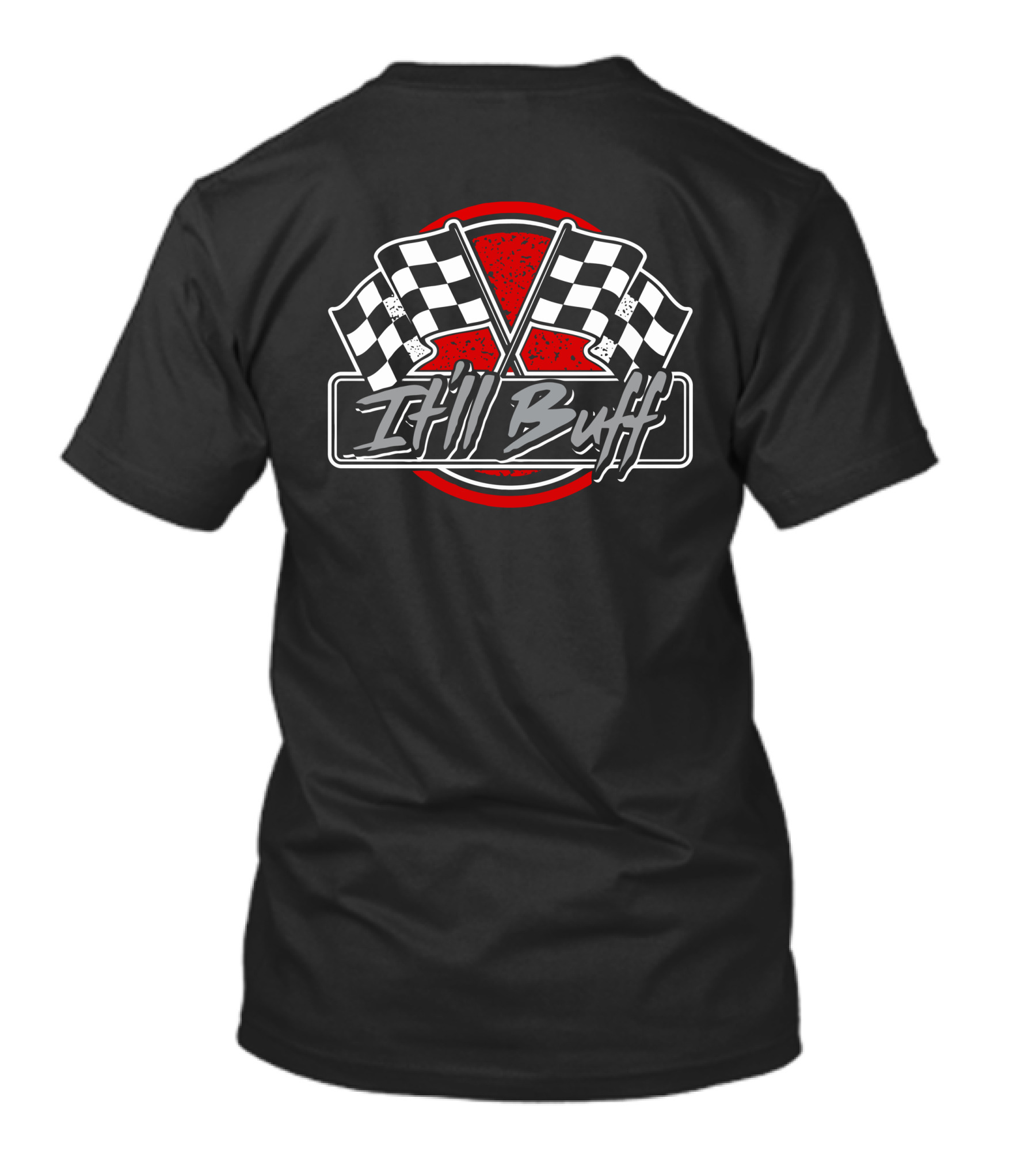 4X4 Open Air It'll Buff Send It Co Racing Checkered Flags T-Shirt