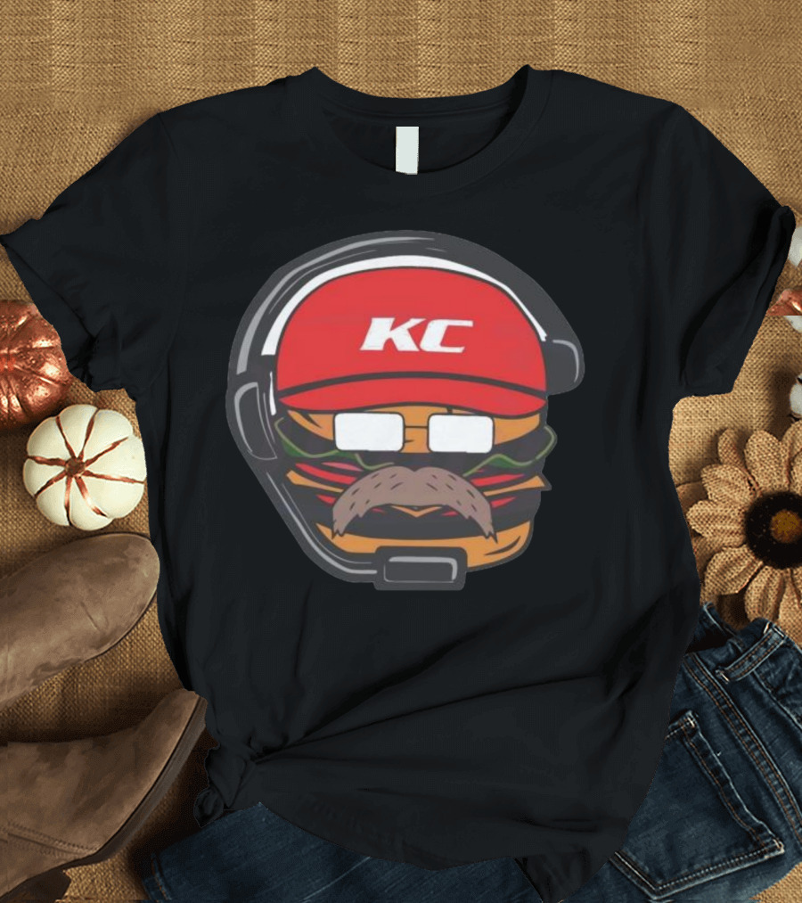 Andy Reid Hamburger KC Kansas City Chiefs T-Shirt