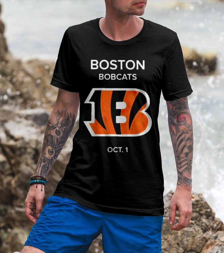 Boston Bobcats Oct. 1 Bengals T-Shirt