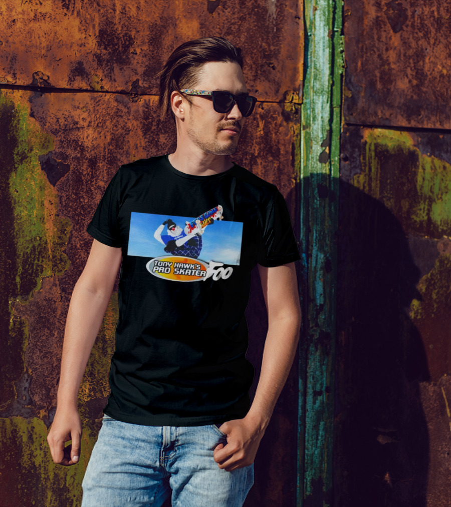 Tony Hawk's Pro Skater Foo Skateboard Tricks T-Shirt