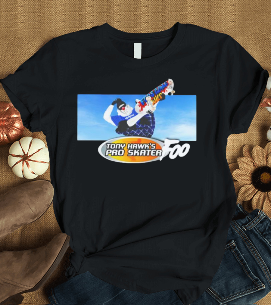 Tony Hawk's Pro Skater Foo Skateboard Tricks T-Shirt