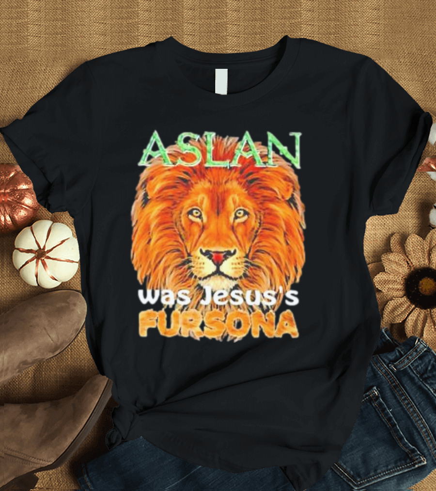 Aslan Was Jesus’s Fursona Lion T-Shirt