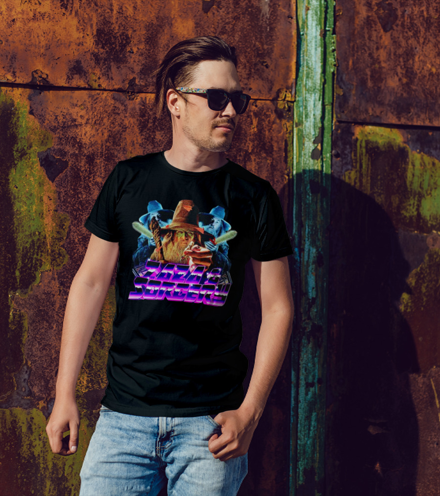 Zaza And Sorcery Retro Fantasy Wizards Trio T-Shirt