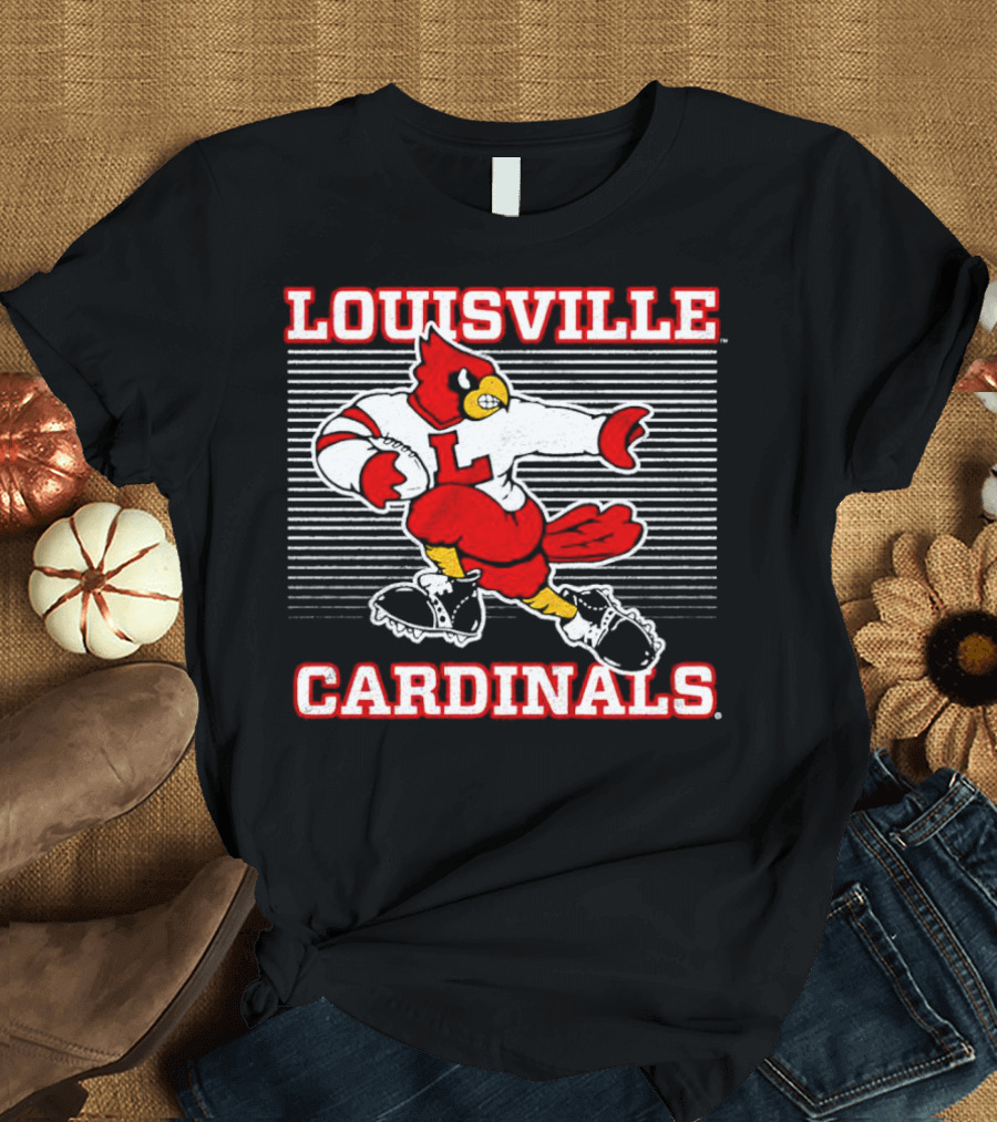 Louisville Cardinals Football Bird Heisman T-Shirt