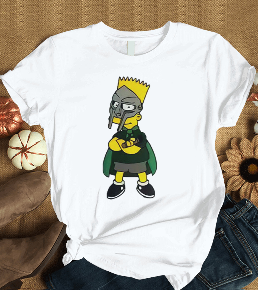 Mf Doom Bart Simpson Mask Crossover Collaboration T-Shirt