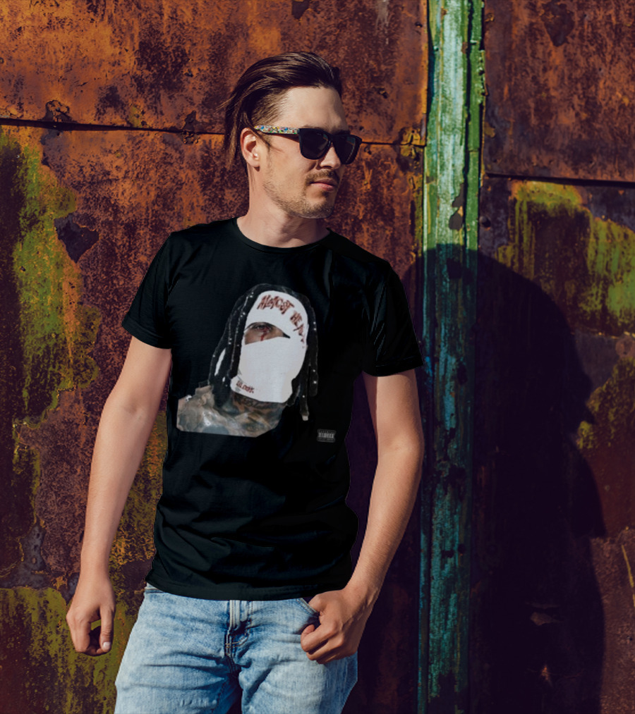 Almost Healed Lil Durk Explicit Content Masked Face T-Shirt